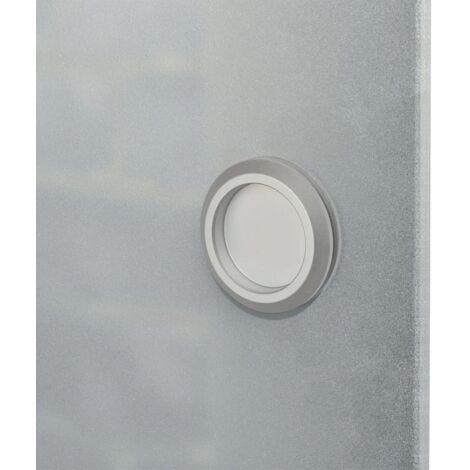 Sliding Door Glass and Aluminium 178 cm Silver vidaXL