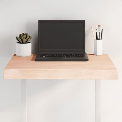 Table Top 60x60x(2-6) cm Untreated Solid Wood Live Edge vidaXL