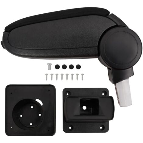 Car Armrest Black 13x31.5x(29-51) cm ABS vidaXL
