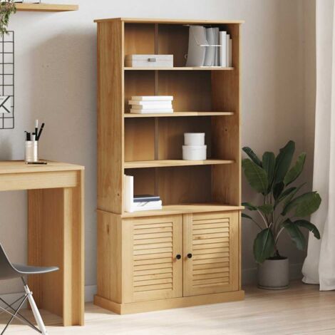 Bookcase VIGO 85x35x170 cm Solid Wood Pine vidaXL (1/5)