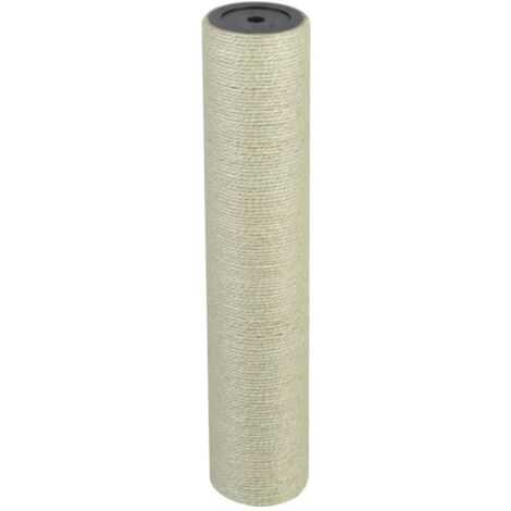 Cat Scratching Post 8x40 cm 10 mm Beige vidaXL