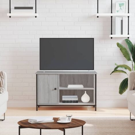 TV Cabinet Grey Sonoma 80x40x50 cm Engineered Wood vidaXL