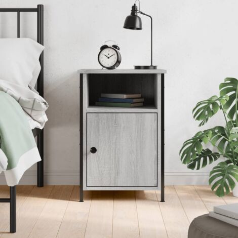 Bedside Cabinet Grey Sonoma 40x42x60 cm Engineered Wood vidaXL (1/5)