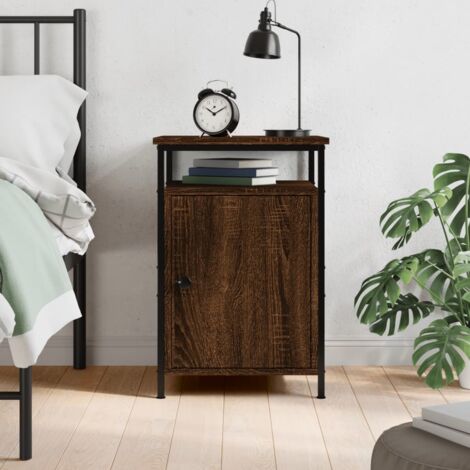 Bedside Cabinet Brown Oak 40x42x60 cm Engineered Wood vidaXL (1/5)
