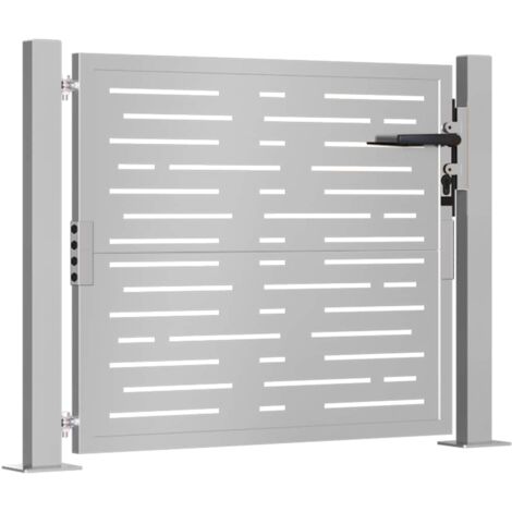 Garden Gate 105x80 cm Corten Steel Square Design vidaXL