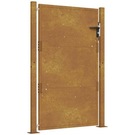 Garden Gate 105x130 cm Corten Steel vidaXL