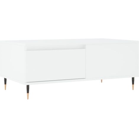 Coffee Table White 90x50x36.5 cm Engineered Wood vidaXL