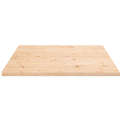 Table Top 80x80x2.5 cm Solid Wood Pine Square vidaXL