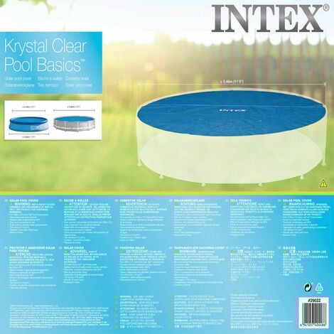 Solar Pool Cover Round 366 cm 29022 INTEX
