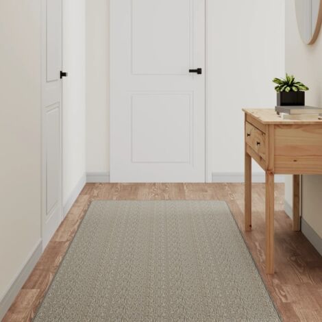 Carpet Runner Sisal Look Platina 80x250 cm vidaXL