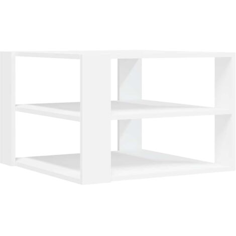 Coffee Table White 59.5x59.5x40 cm Engineered Wood vidaXL