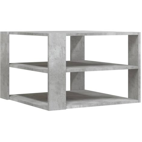 Coffee Table Concrete Grey 58x58x40 cm Engineered Wood vidaXL