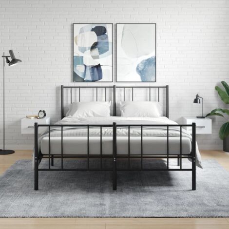 Wall-mounted Bedside Cabinets 2 pcs White 35x35x20 cm vidaXL