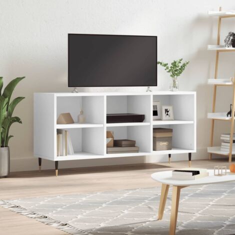 TV Cabinet White 103.5x30x50 cm Engineered Wood vidaXL (1/5)