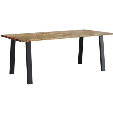 Dining Table 200x90x75 cm Solid Wood Acacia vidaXL (1/5)