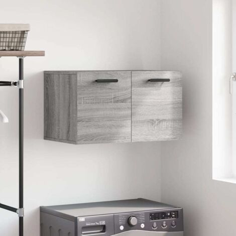 Wall Cabinet Grey Sonoma 60x36.5x35 cm Engineered Wood vidaXL (1/5)