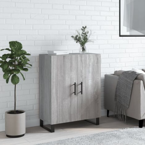 Sideboard Grey Sonoma 69.5x34x90 cm Engineered Wood vidaXL (1/5)