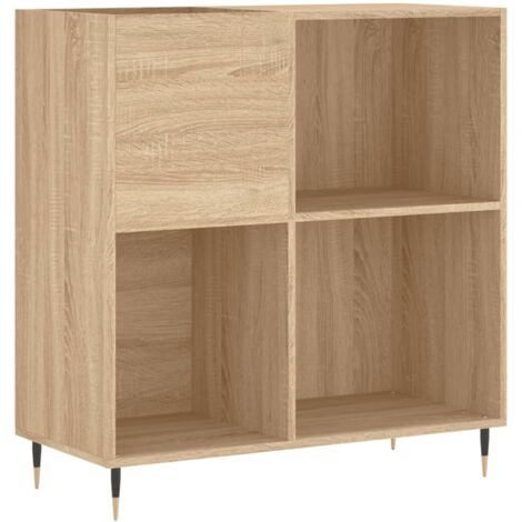 Record Cabinet Sonoma Oak 84.5x38x89 cm Engineered Wood vidaXL (1/5)