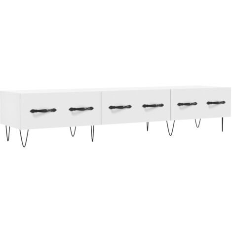 TV Cabinet White 150x36x30 cm Engineered Wood vidaXL (1/5)