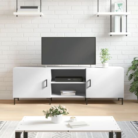 TV Cabinet White 150x30x50 cm Engineered Wood vidaXL