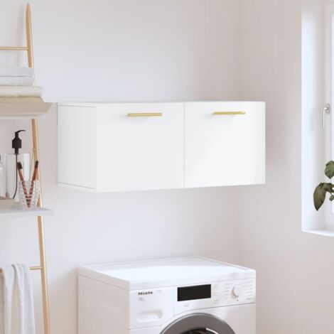 Wall Cabinet White 80x36.5x35 cm Engineered Wood vidaXL (1/5)