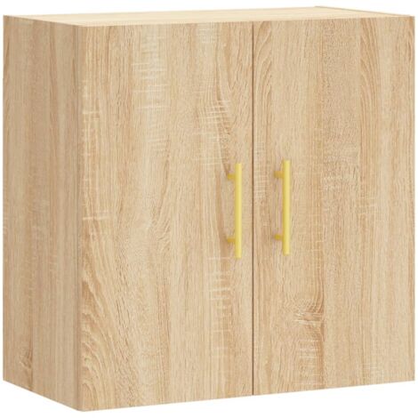 Wall Cabinet Sonoma Oak 60x31x60 cm Engineered Wood vidaXL