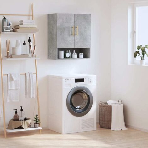 Wall Cabinet Concrete Grey 60x31x70 cm Engineered Wood vidaXL (1/5)