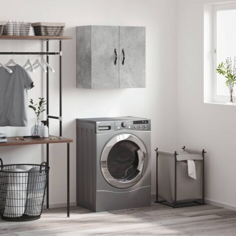 Wall Cabinet Concrete Grey 60x31x60 cm Engineered Wood vidaXL (1/5)