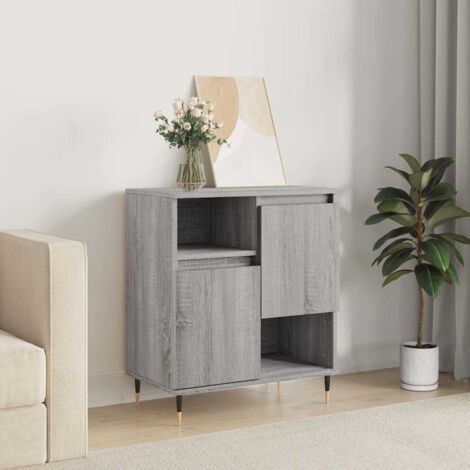 Sideboard Grey Sonoma 60x35x70 cm Engineered Wood vidaXL