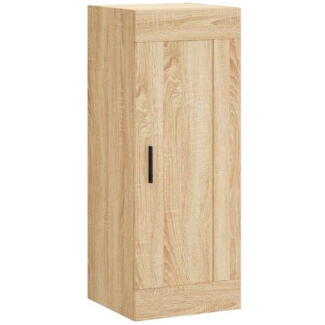 Wall Mounted Cabinet Sonoma Oak 34 ...