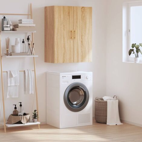 Wall Mounted Cabinet Sonoma Oak 69.5x34x90 cm vidaXL