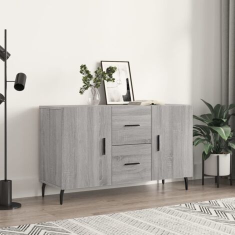 Sideboard Grey Sonoma 100x36x60 cm Engineered Wood vidaXL