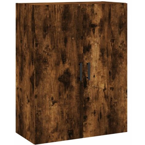 Wall Mounted Cabinet Smoked Oak 69.5x34x90 cm vidaXL (1/5)