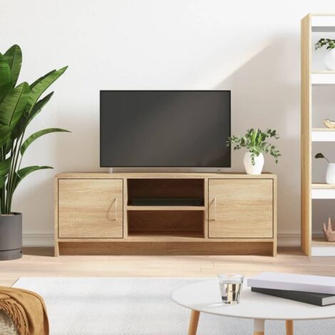 TV Cabinet Sonoma Oak 102x30x37.5 cm Engineered Wood vidaXL