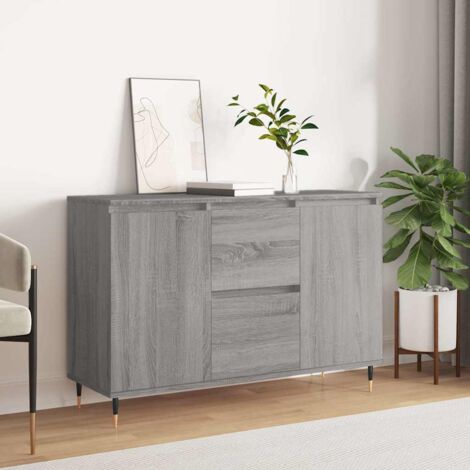 Sideboard Grey Sonoma 101.5x35x70 cm Engineered Wood vidaXL