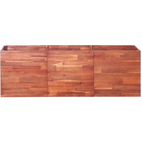 Garden Raised Bed Acacia Wood 150x50x50 cm vidaXL