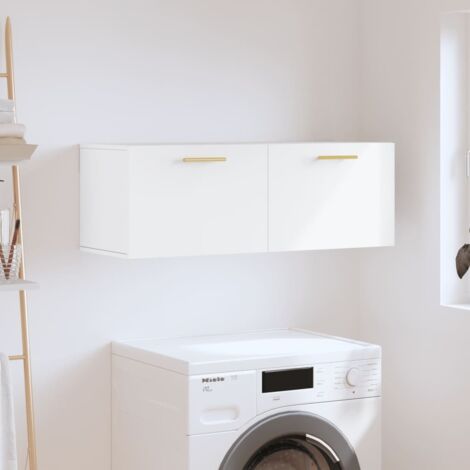 Wall Cabinet White 100x36.5x35 cm Engineered Wood vidaXL (1/5)