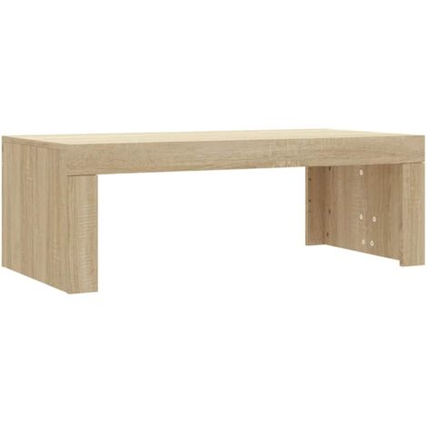 Coffee Table Sonoma Oak 102x50x36 cm Engineered Wood vidaXL