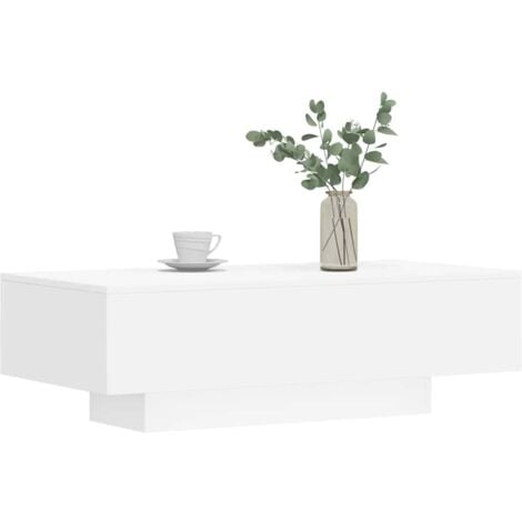 Coffee Table White 100x49.5x31 cm Engineered Wood vidaXL