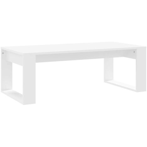 Coffee Table White 102x50x35 cm Engineered Wood vidaXL