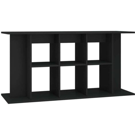 Aquarium Stand Black 120x40x60 cm Engineered Wood vidaXL