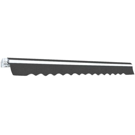 Folding Awning Manual Operated 350 cm Anthracite vidaXL