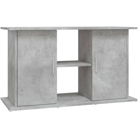 Aquarium Stand Concrete Grey 101x41x58 cm Engineered Wood vidaXL
