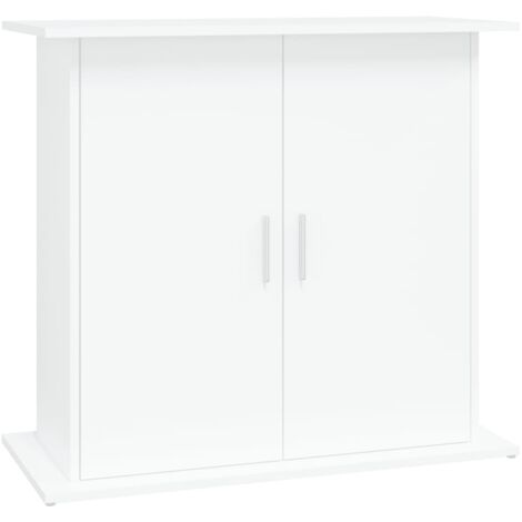 Aquarium Stand White 81x36x73 cm Engineered Wood vidaXL