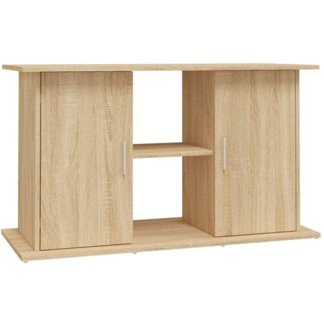 Aquarium Stand Sonoma Oak 101x41x58 cm Engineered Wood vidaXL