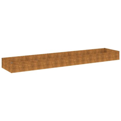 Garden Raised Bed 482x100x36 cm Corten Steel vidaXL