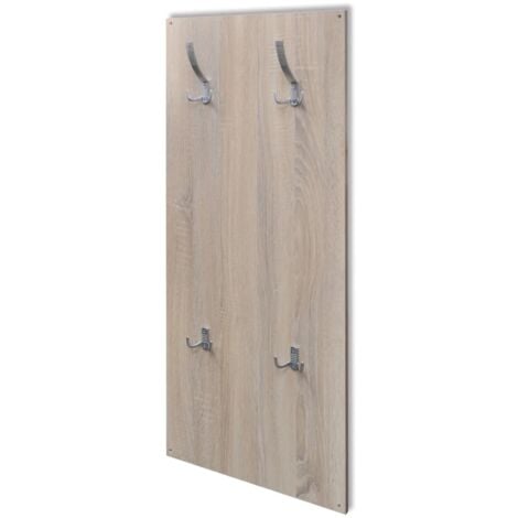 Oak and White 3-in-1 Wooden Shoe Cabinet Set vidaXL