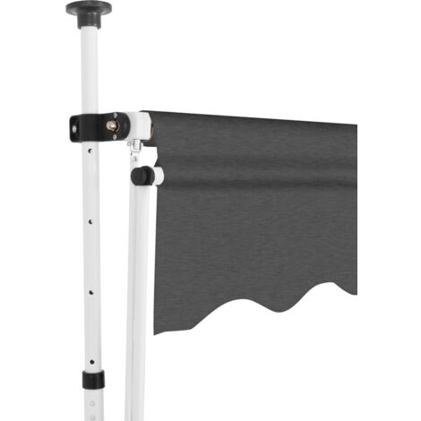 Manual Retractable Awning 250 cm Anthracite vidaXL