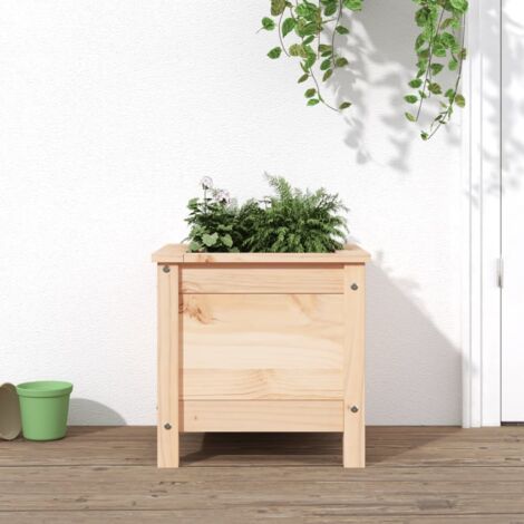 Garden Planter 40x40x39 cm Solid Wood Pine vidaXL (1/5)