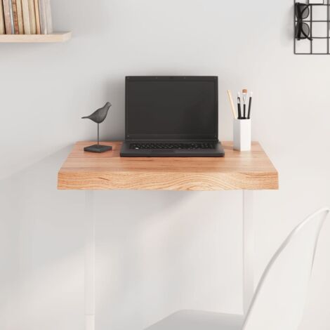 Table Top Light Brown 60x50x(2-6) cm Treated Solid Wood Oak vidaXL